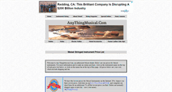 Desktop Screenshot of anythingmusical.com