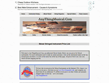 Tablet Screenshot of anythingmusical.com